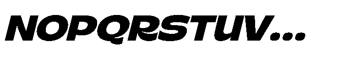 Bugky Groft Italic Font UPPERCASE