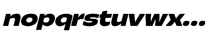 Bugky Groft Italic Font LOWERCASE