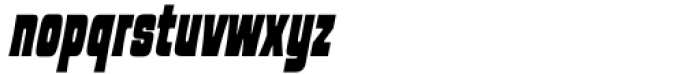 Bugleboy Sans Oblique Font LOWERCASE