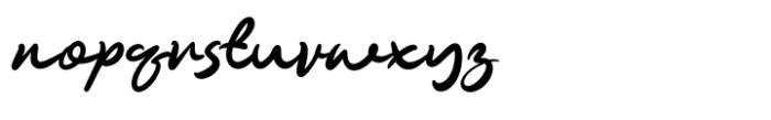 Bukalia Font LOWERCASE
