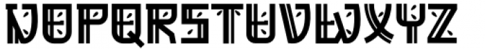 Bukama Regular Font UPPERCASE