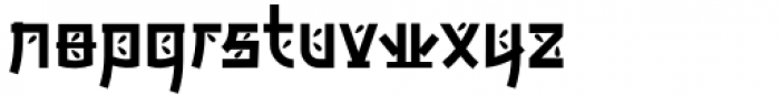 Bukama Regular Font LOWERCASE