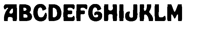Bukbon Regular Font UPPERCASE