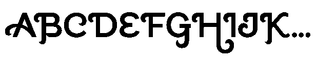 Bukin Font UPPERCASE