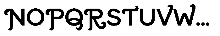 Bukin Font UPPERCASE