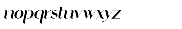 Bulagria Italic Font LOWERCASE