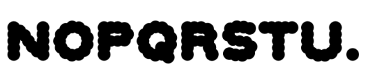 Bulbashka Black Font UPPERCASE