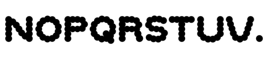 Bulbashka Bold Font LOWERCASE
