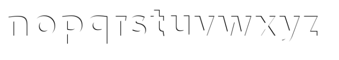 Bulblamp 3-Border Left Font LOWERCASE