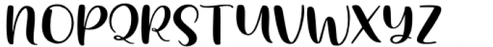 Bulgaria Script Regular Font UPPERCASE