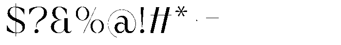 Bulgaria Font OTHER CHARS