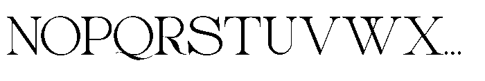Bulgary Font UPPERCASE