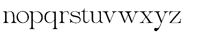 Bulgary Font LOWERCASE