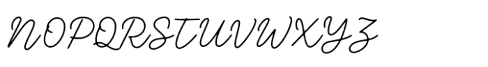 Bulgatone Script Font UPPERCASE