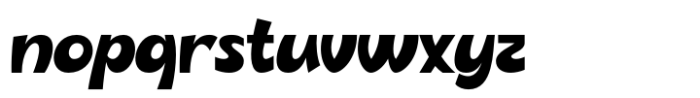 Bulgera Font LOWERCASE