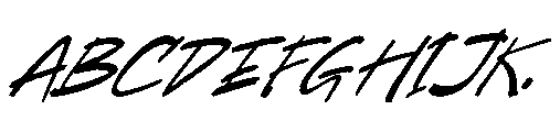 Bulgeto Eastern Italic Font UPPERCASE