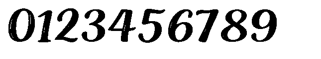 Buliga Script Font OTHER CHARS