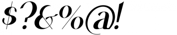 Buljirya Italic Font OTHER CHARS