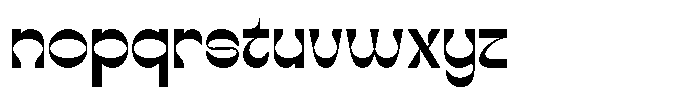 Bulkside Regular Font LOWERCASE