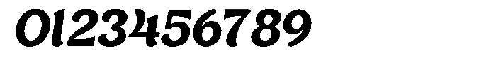 Bulky Bold Font OTHER CHARS