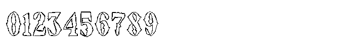 Bull Circus Outline Regular Font OTHER CHARS