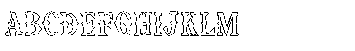 Bull Circus Outline Regular Font UPPERCASE