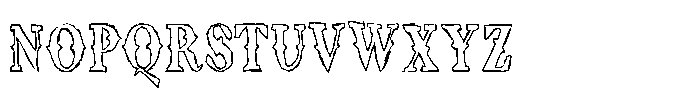 Bull Circus Outline Regular Font UPPERCASE