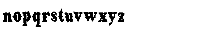 Bull Circus Regular Font LOWERCASE