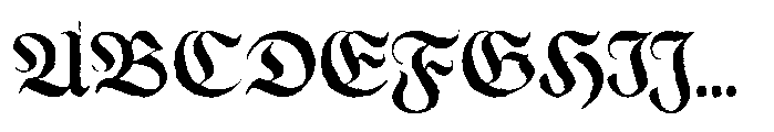 Bulldach Lettra Distressed Font UPPERCASE