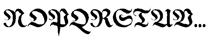 Bulldach Lettra Distressed Font UPPERCASE