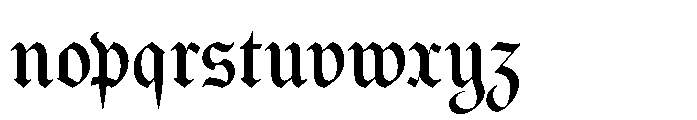 Bulldach Lettra Regular Font LOWERCASE