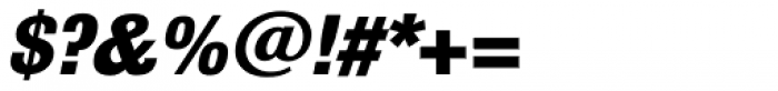 Bulldog ExtraBold Italic Font OTHER CHARS