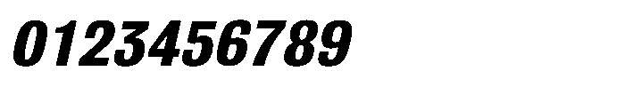 Bulldog Pro Italic Bold Font OTHER CHARS