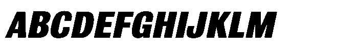 Bulldog Pro Italic Extra Bold Font UPPERCASE