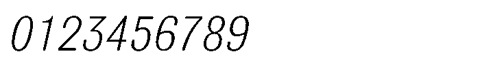 Bulldog Pro Italic Light Font OTHER CHARS