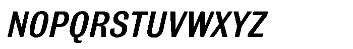 Bulldog Pro Italic Medium Font UPPERCASE