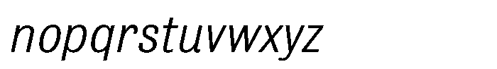 Bulldog Pro Italic Variable Font LOWERCASE