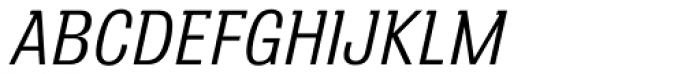 Bulldog Slab Italic Font UPPERCASE