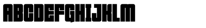 Bullhorn Regular Font UPPERCASE