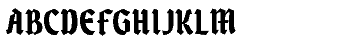 Bullova Regular Font UPPERCASE