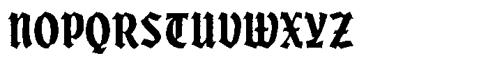 Bullova Rough Font UPPERCASE