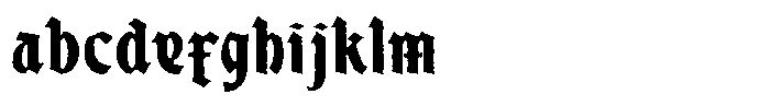 Bullova Rough FONT