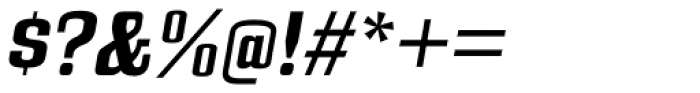 Bullpen Bold Italic Font OTHER CHARS