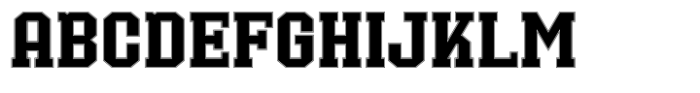 Bullsy College Halftone Font UPPERCASE