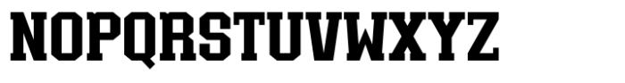 Bullsy College Regular Font UPPERCASE