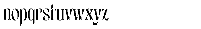 Bullvone Font LOWERCASE