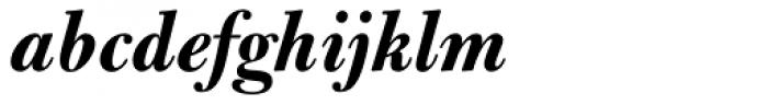 Bulmer MT Bold Italic Font LOWERCASE