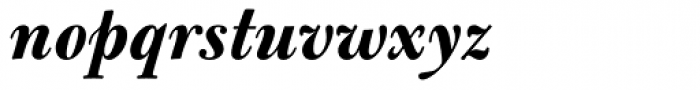 Bulmer MT Bold Italic Font LOWERCASE