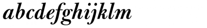 Bulmer MT SemiBold Italic Font LOWERCASE