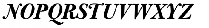 Bulmer MT Std Display Bold Italic Font UPPERCASE